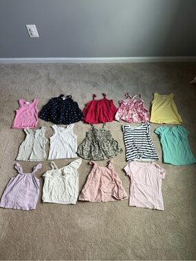 Toddler Girl Summer Tops, Tanks and Short Sleeve